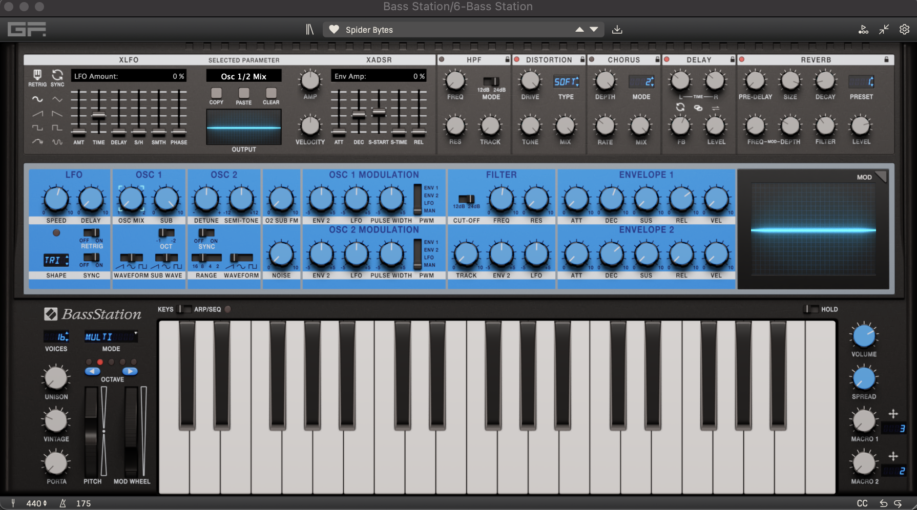 GForce Novation Bass Station